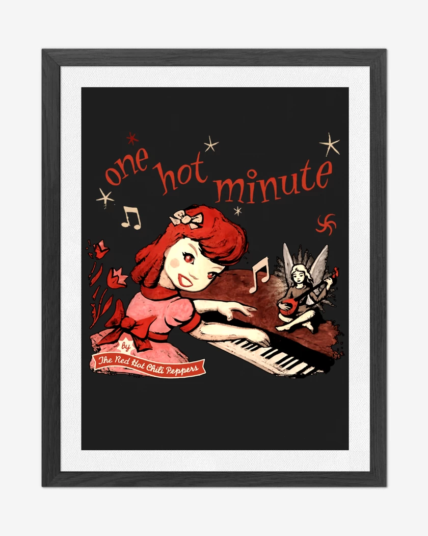 Cuadro decorativo Negro de One hot minute RHCP