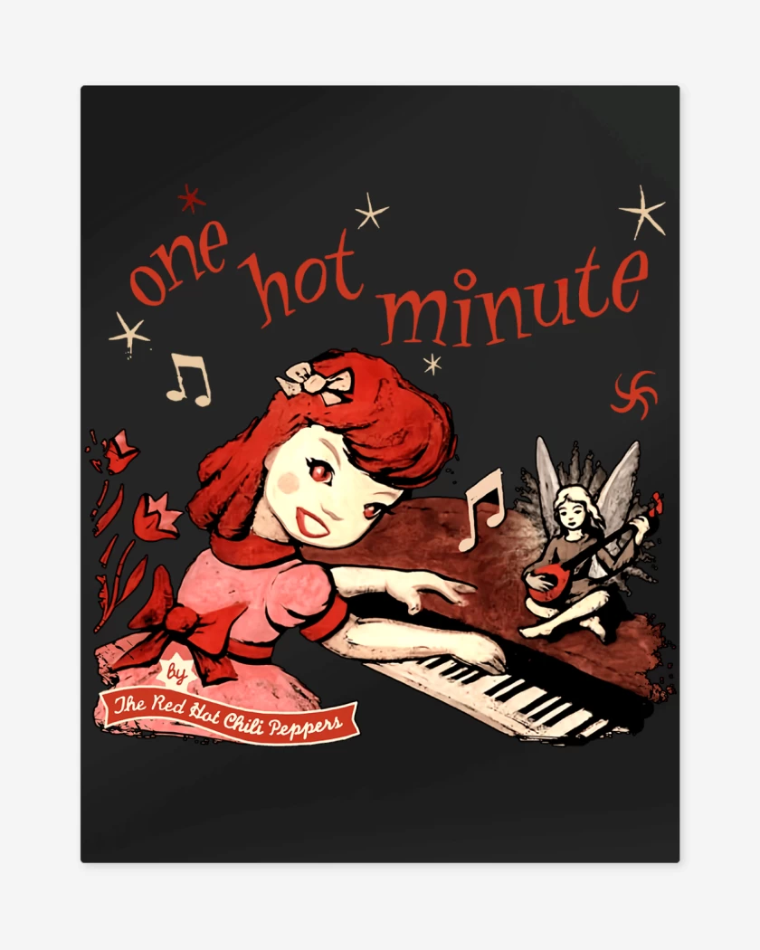 Print metalico Negro de One hot minute RHCP