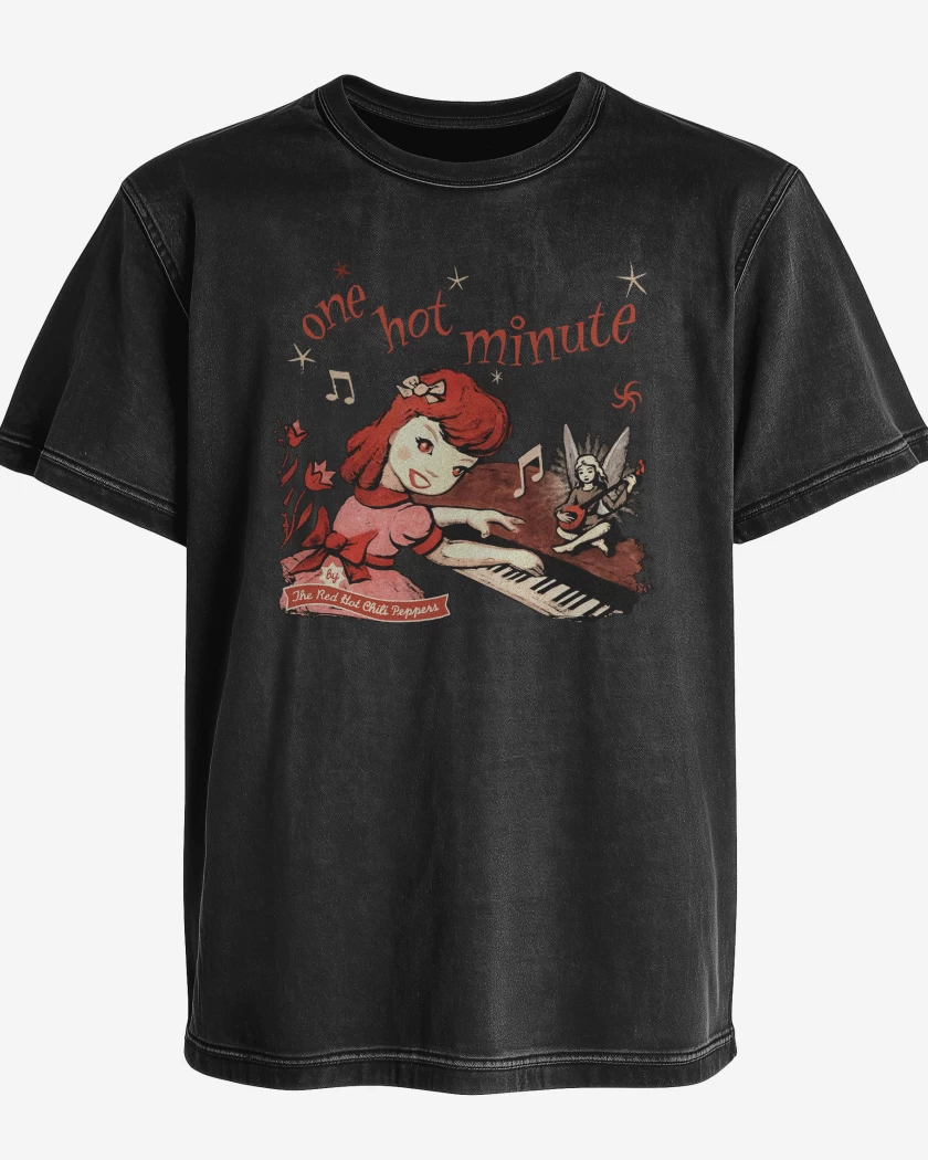 Polera desgastada One hot minute RHCP