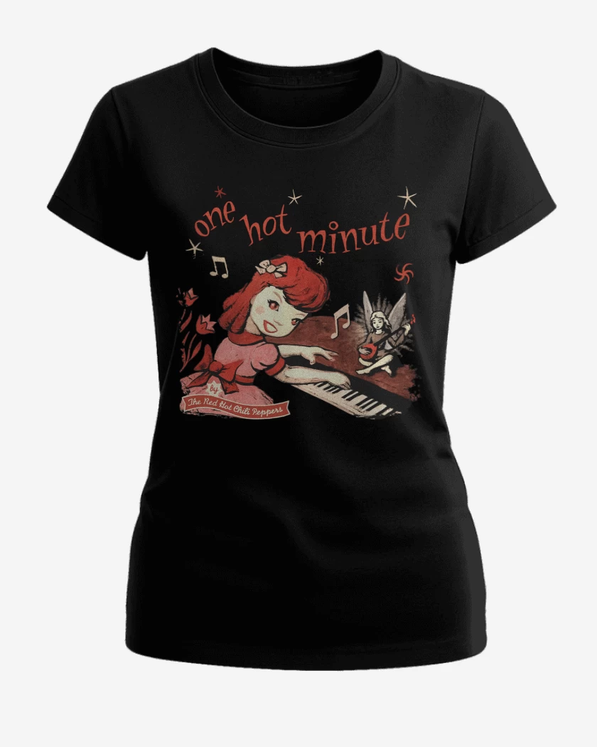 Polera de Mujer Negro de One hot minute RHCP