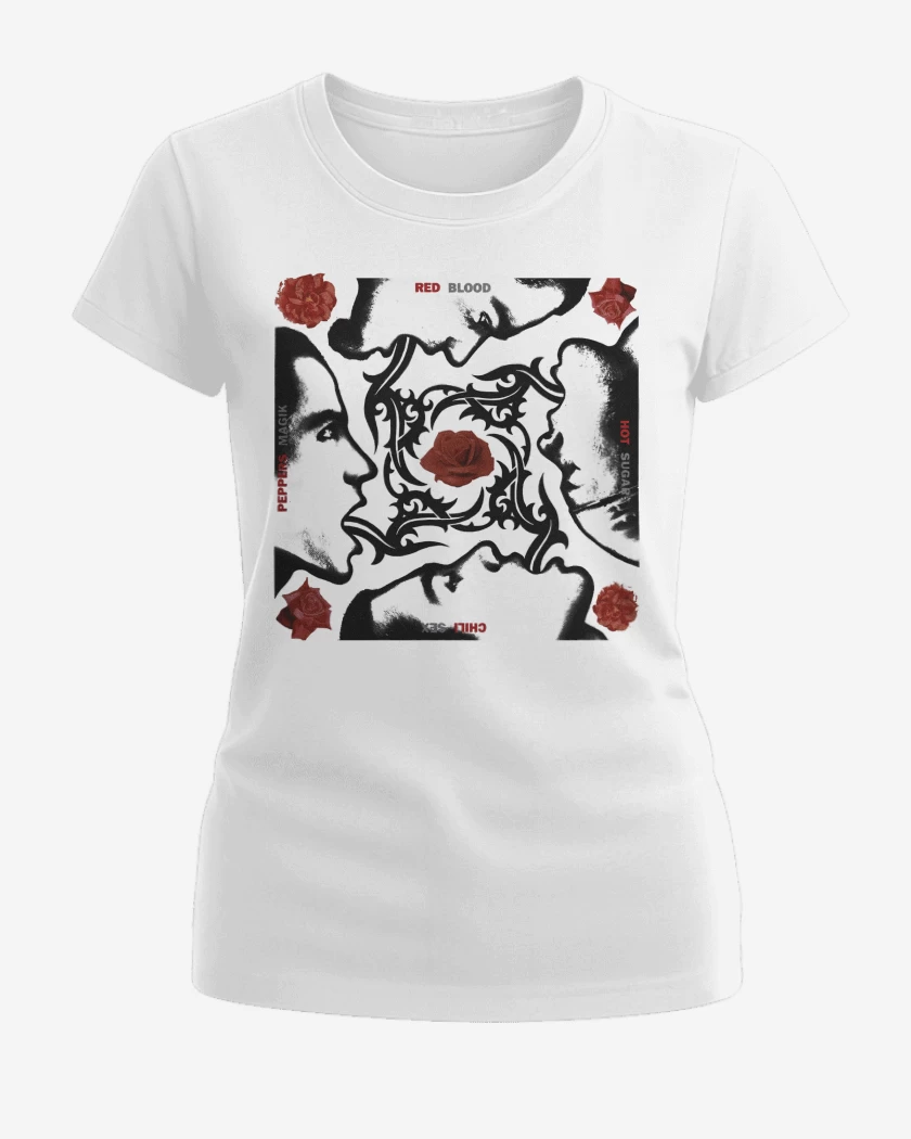 Polera de Mujer Blanco de Blood sugar sex magik RHCP