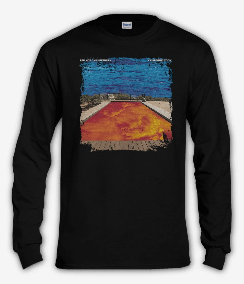 Polera manga larga Negro de Californication RHCP