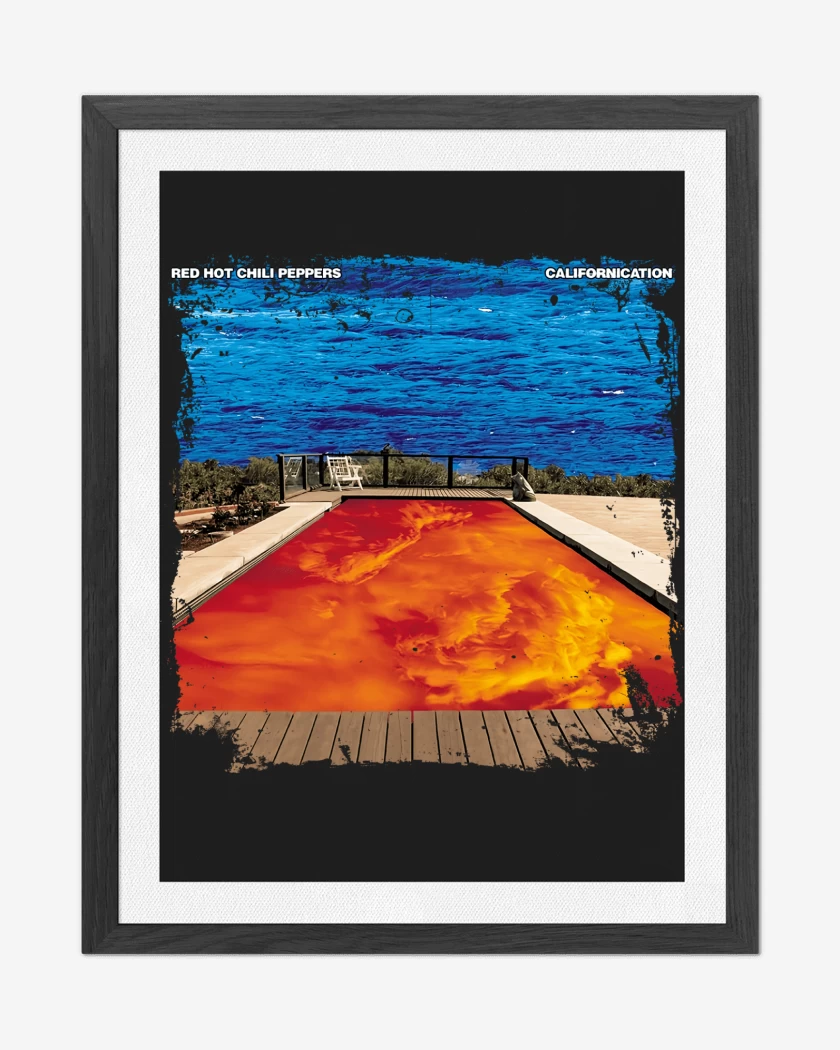 Cuadro decorativo Negro de Californication RHCP