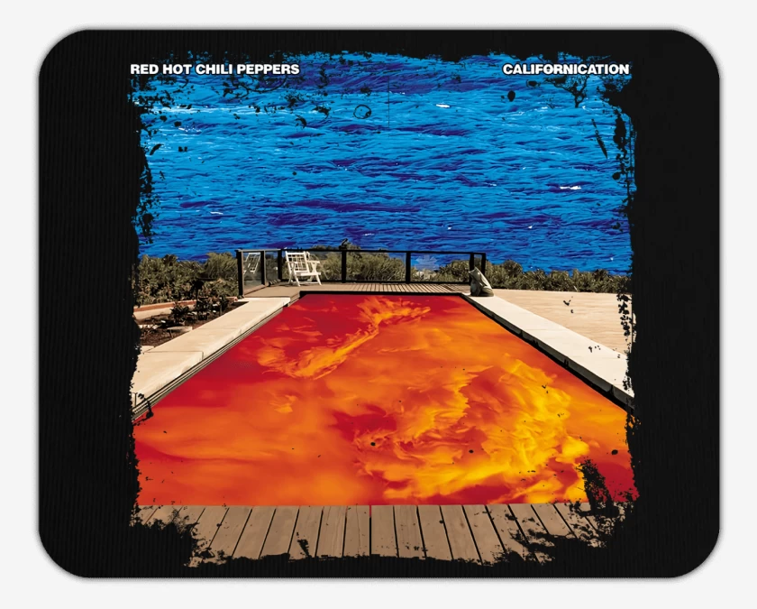 Mousepad Negro de Californication RHCP