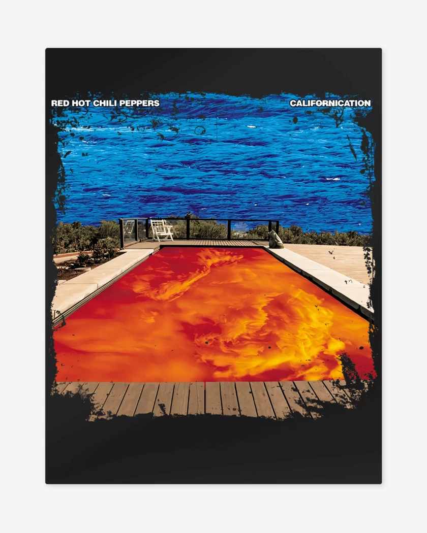 Print metalico Negro de Californication RHCP
