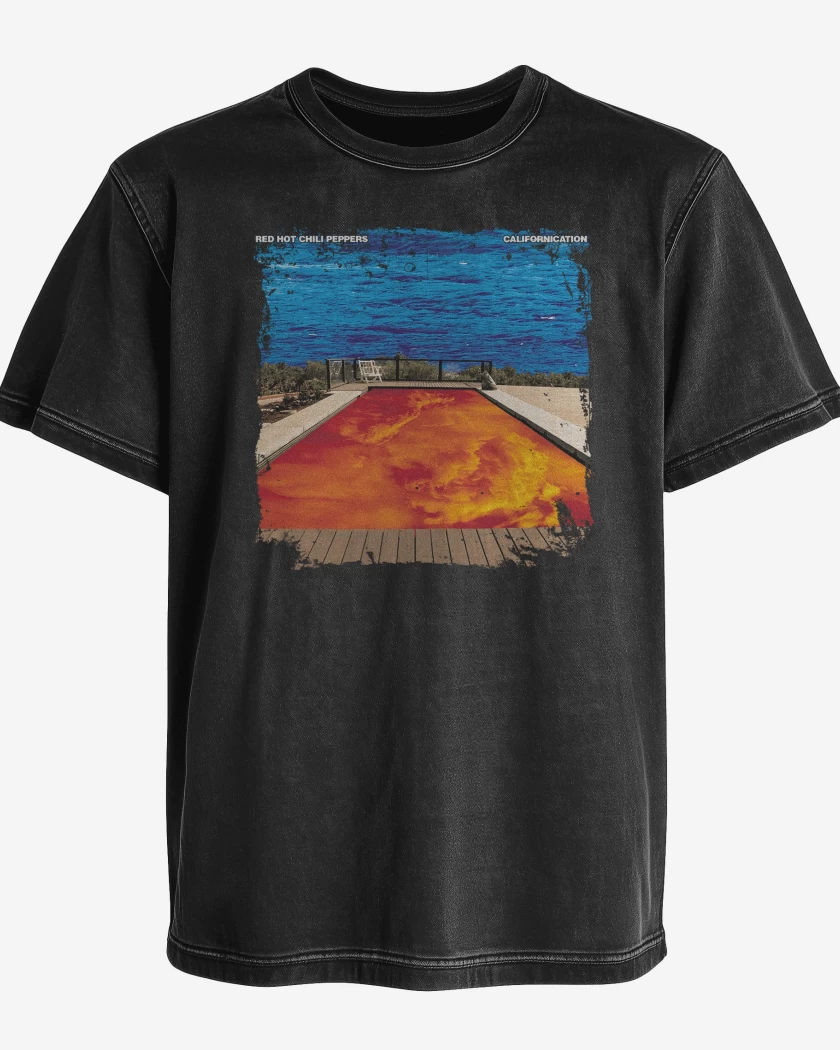 Polera desgastada Californication RHCP