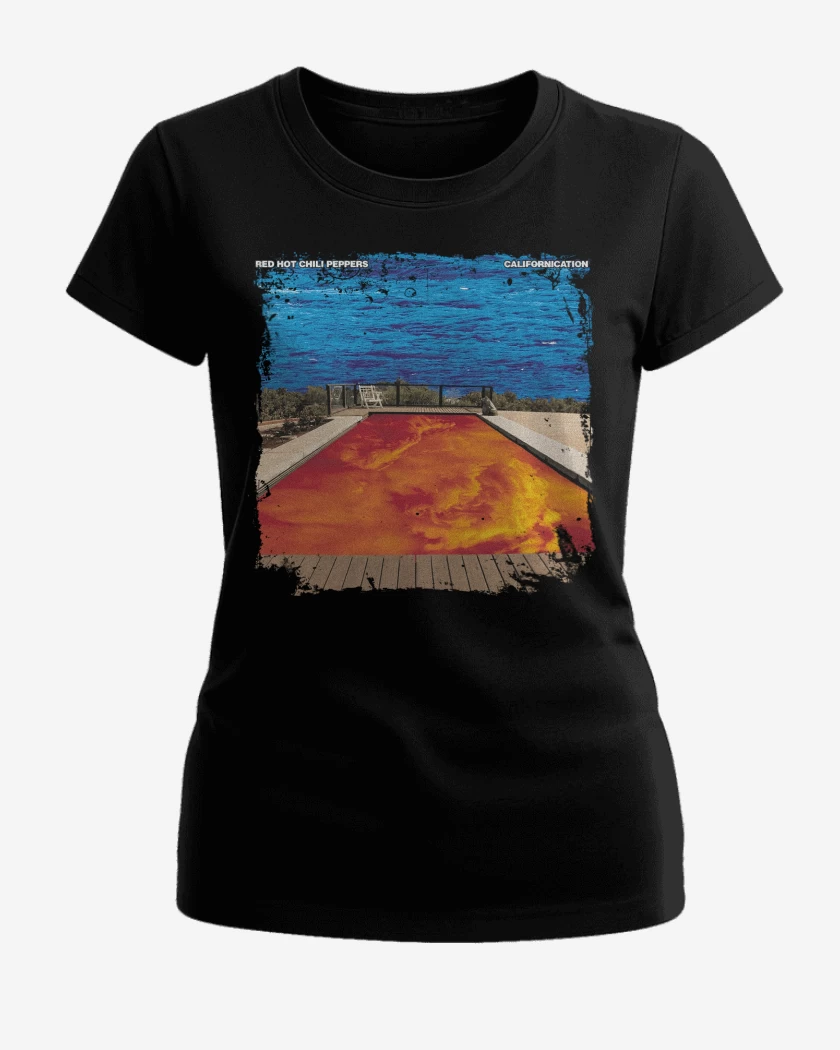 Polera de Mujer Negro de Californication RHCP