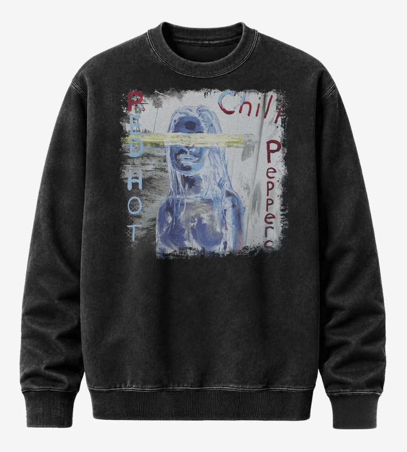 Poleron Polo Acid Wash Negro de By the way RHCP