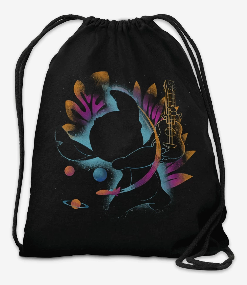 Mochila Negro de Guitar Stitch