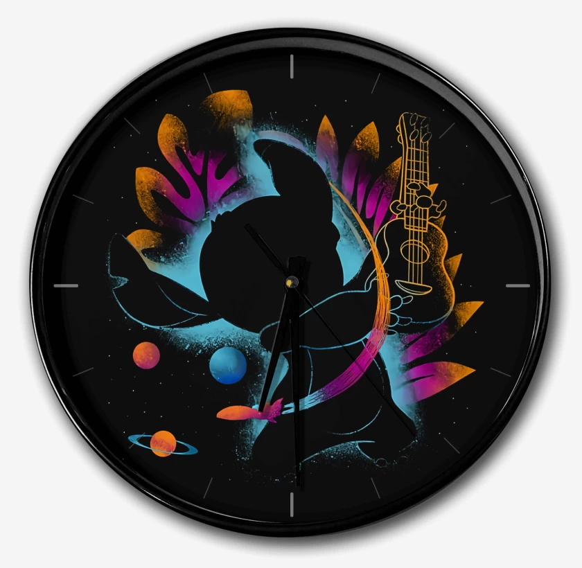 Reloj Negro de Guitar Stitch