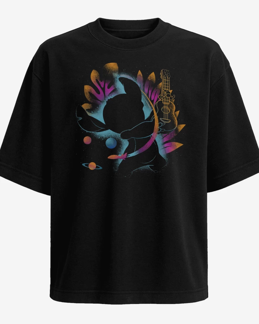 Polera Oversize Guitar Stitch