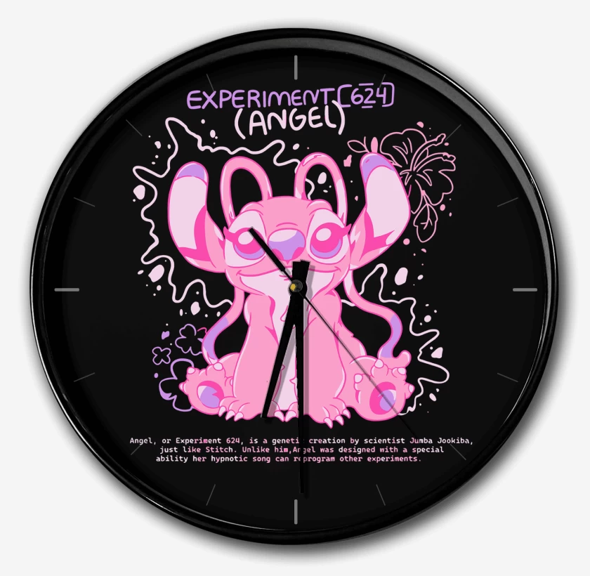 Reloj Negro de Experimento 624