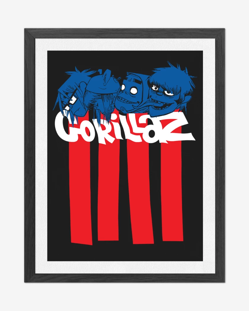 Cuadro decorativo Gorillaz Heads