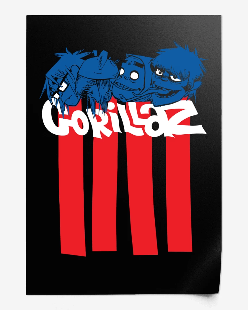 Print Gorillaz Heads