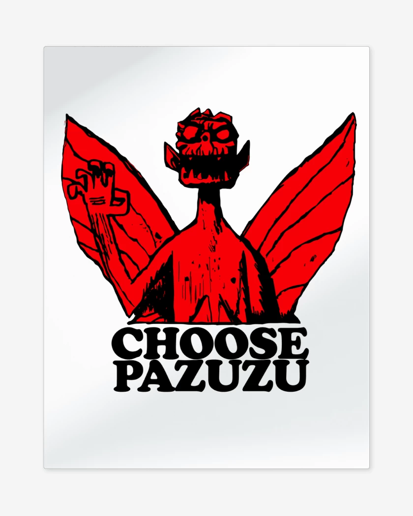 Print metalico Choose Pazuzu 