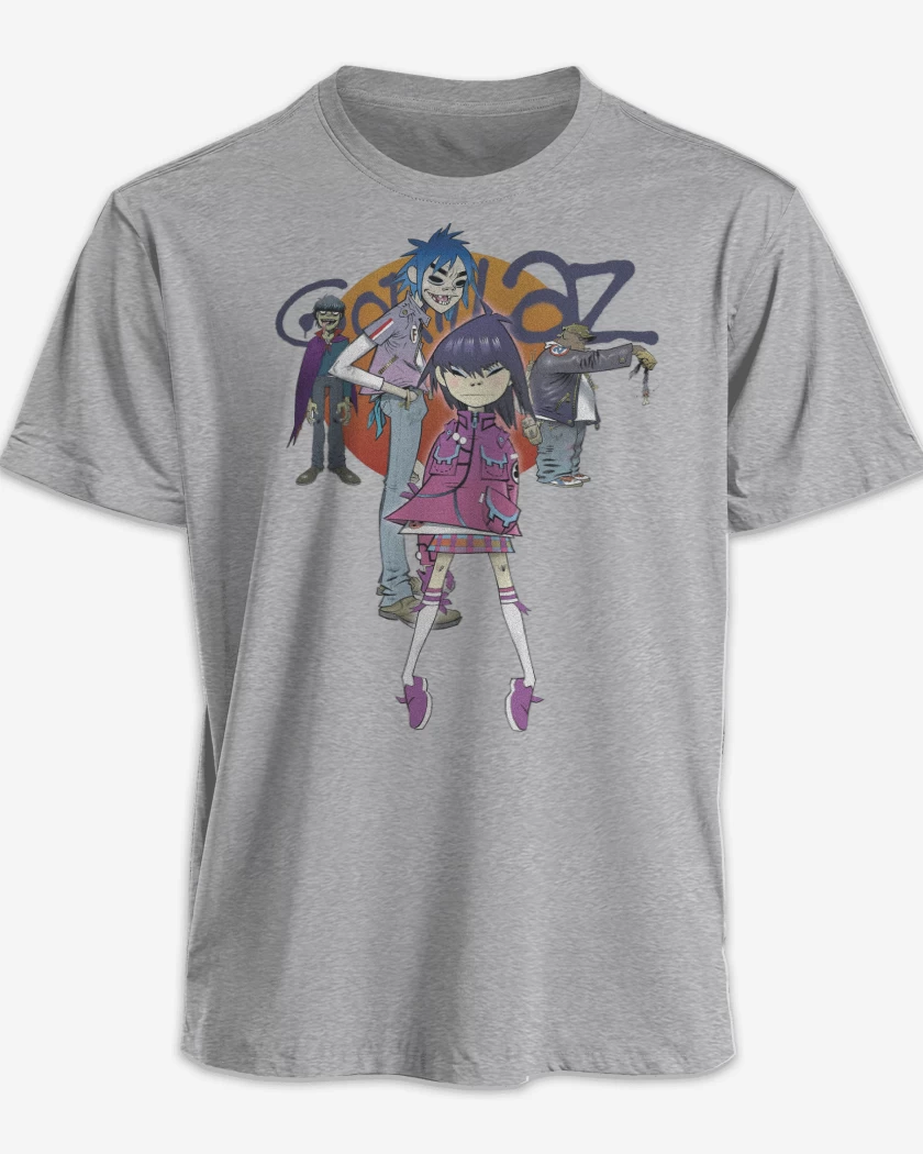 Polera Gorillaz Banda