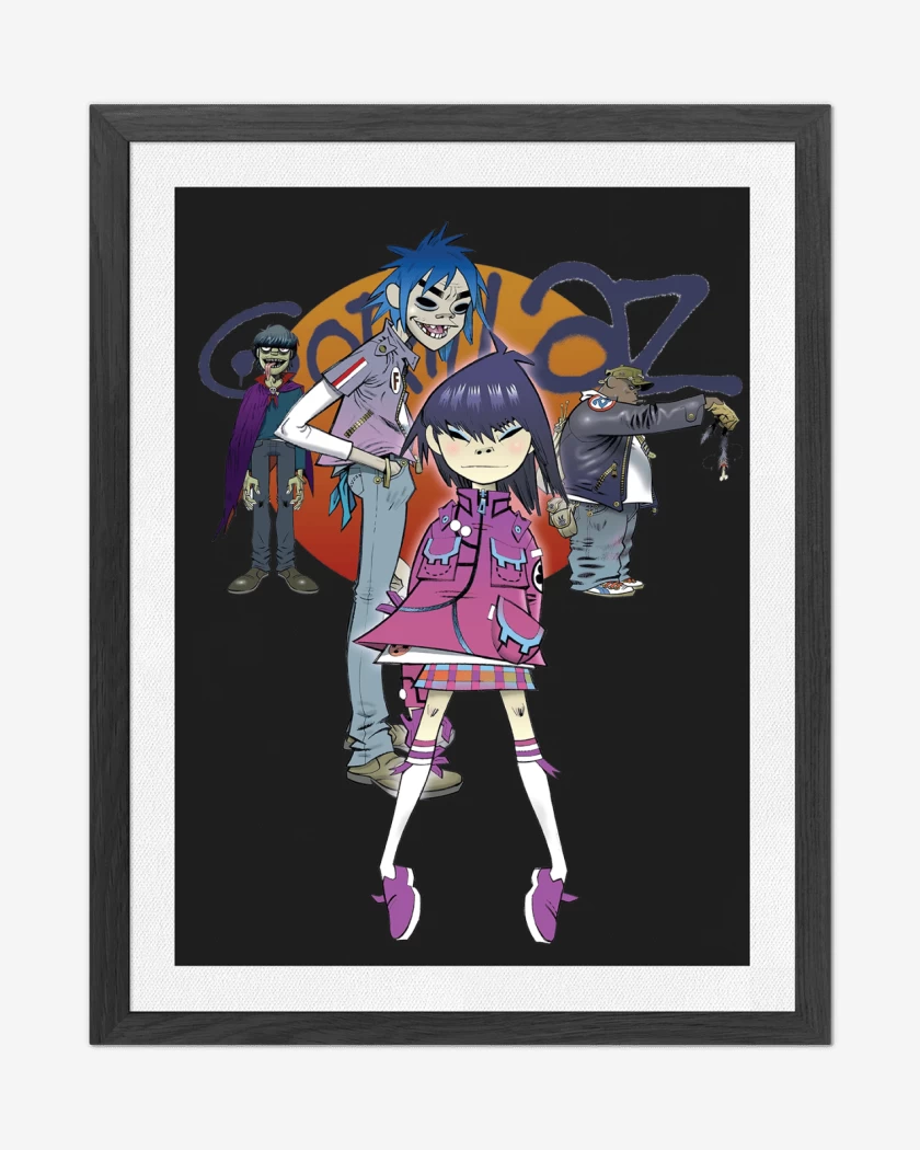 Cuadro decorativo Gorillaz Banda