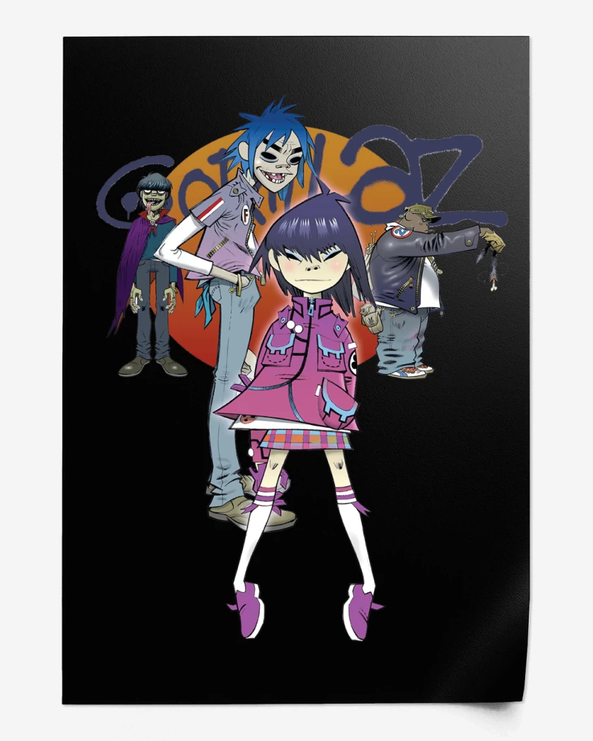 Print Gorillaz Banda