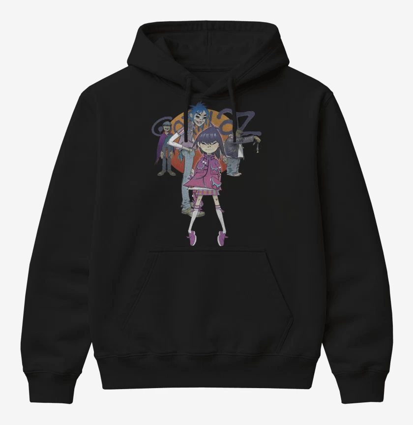 Poleron Canguro básico Gorillaz Banda