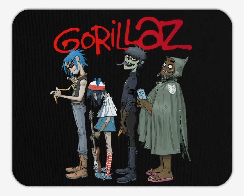 Mousepad Gorillaz Fila