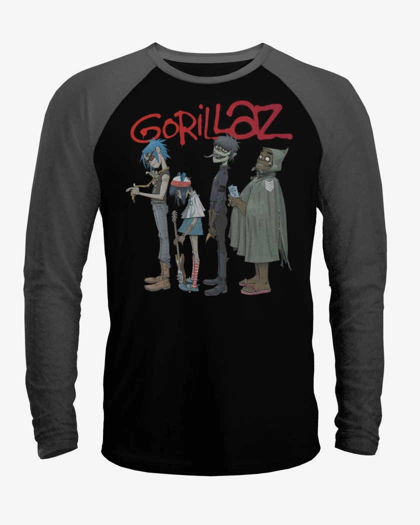 Polera Raglan Gorillaz Fila