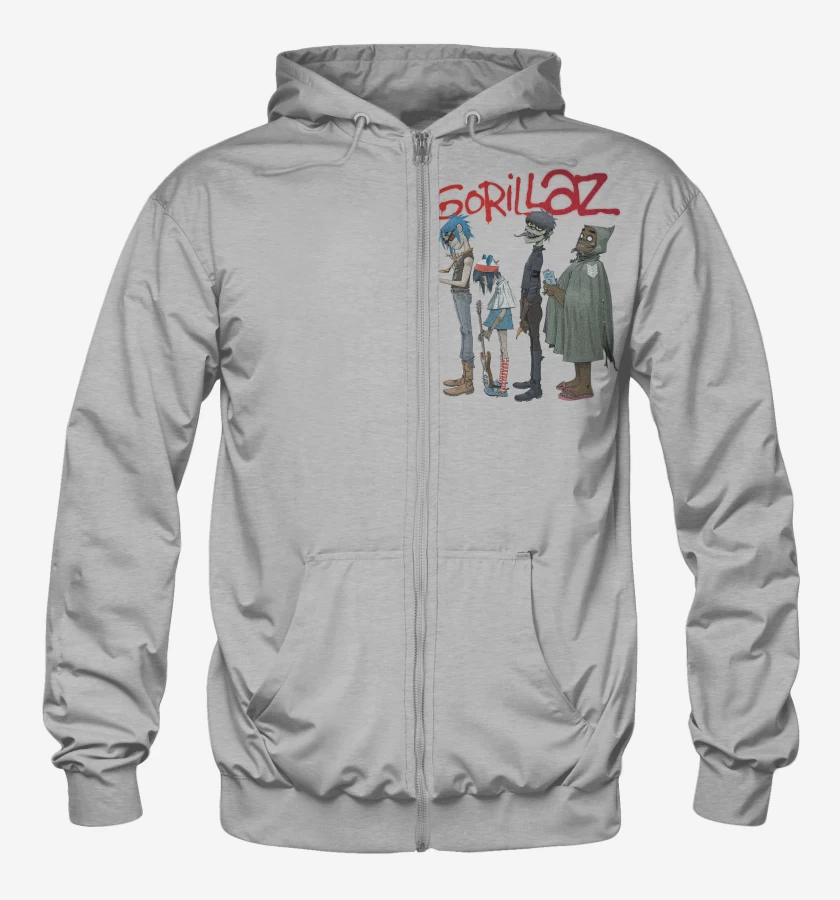 Poleron Canguro con cierre Gorillaz Fila
