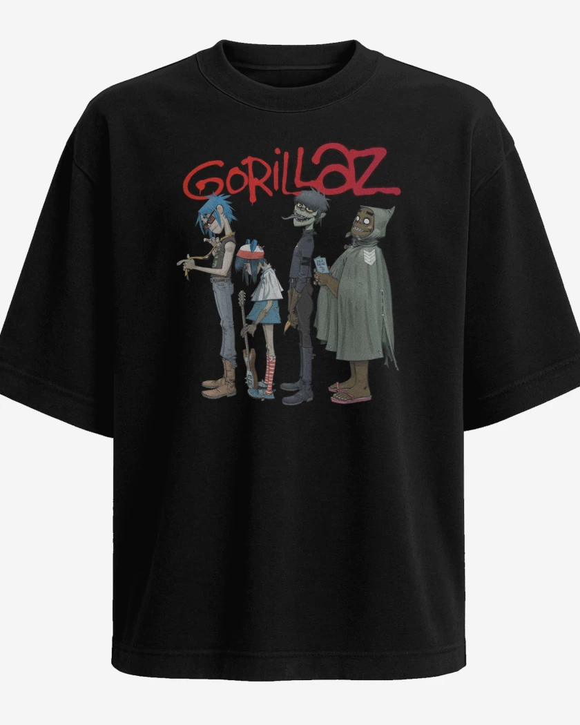 Polera Oversize Gorillaz Fila