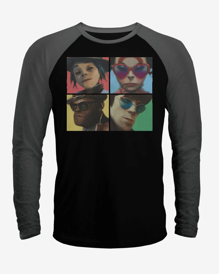Polera Raglan Gorillaz Humanz