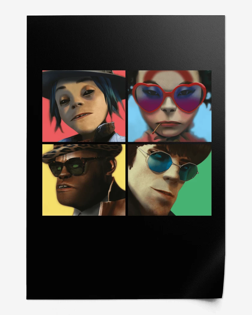 Print Gorillaz Humanz