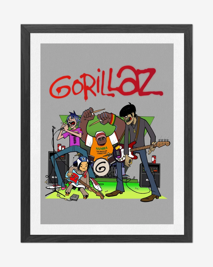 Cuadro decorativo Gorillaz Band