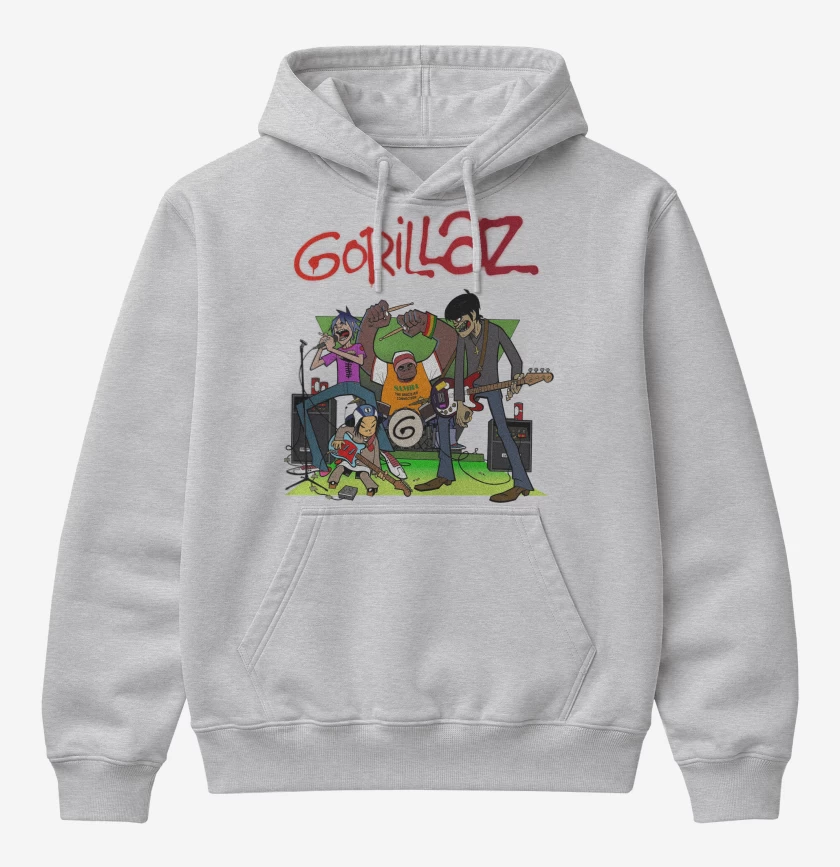 Poleron Canguro básico Gorillaz Band