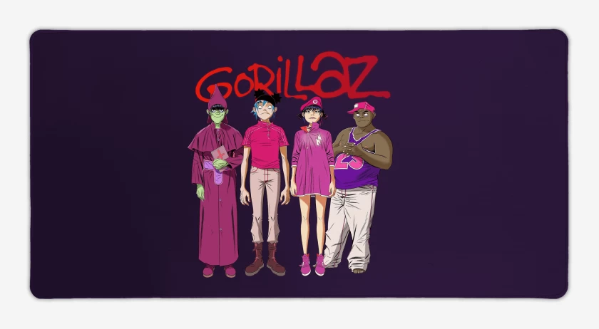 Mouse pad Gamer Gorillaz Cracker Island