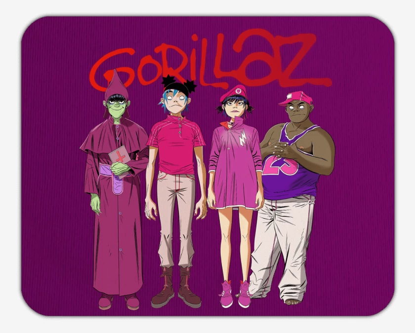 Mousepad Gorillaz Cracker Island