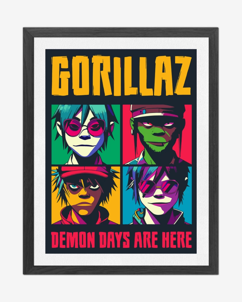 Cuadro decorativo Gorillaz Demon Days Are Here