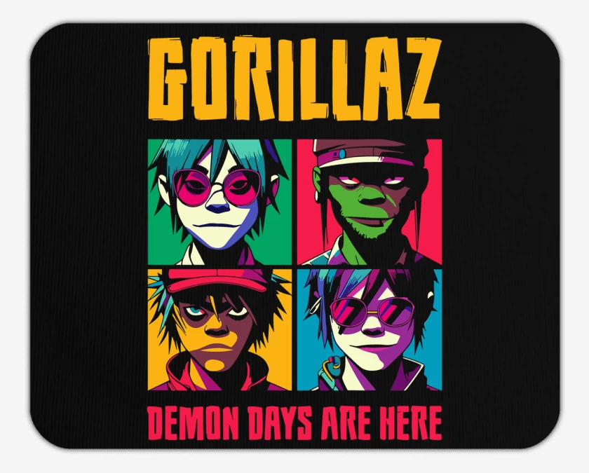 Mousepad Gorillaz Demon Days Are Here