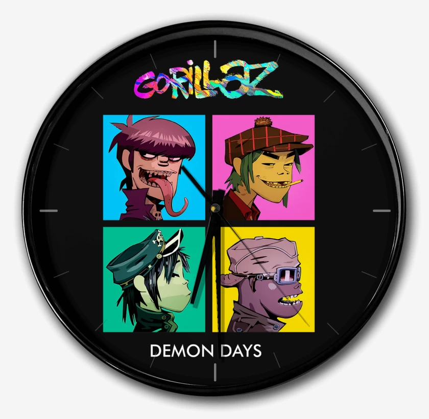 Reloj Negro de Gorillaz Demon