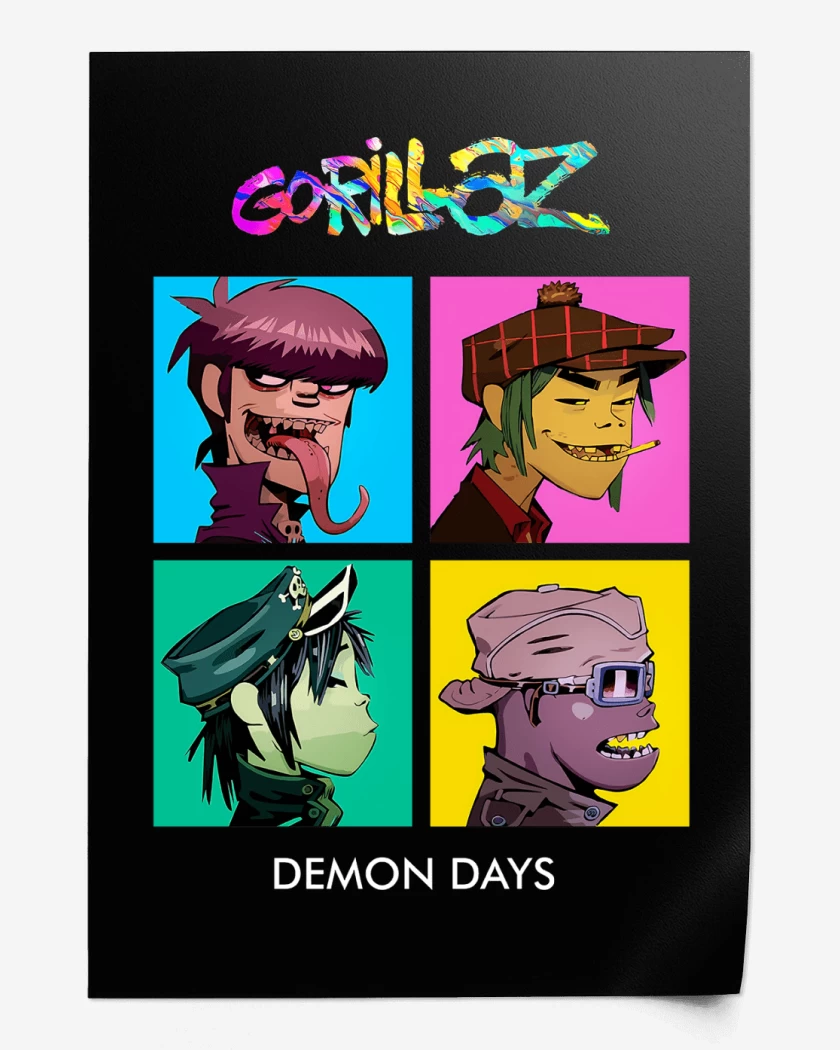 Print Gorillaz Demon