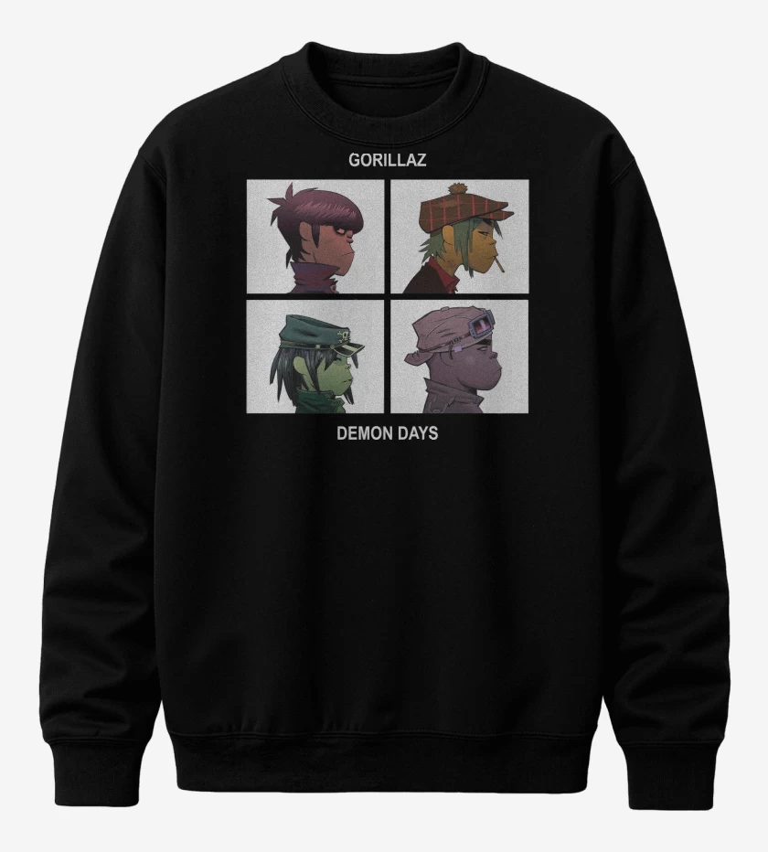 Poleron polo Gorillaz Demon Days