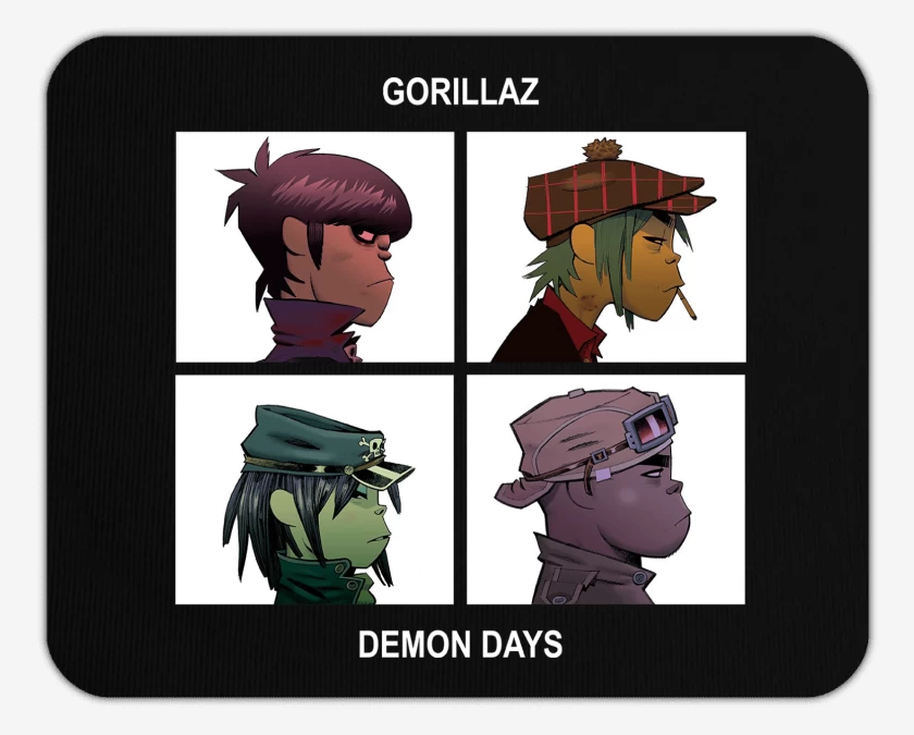 Mousepad Gorillaz Demon Days