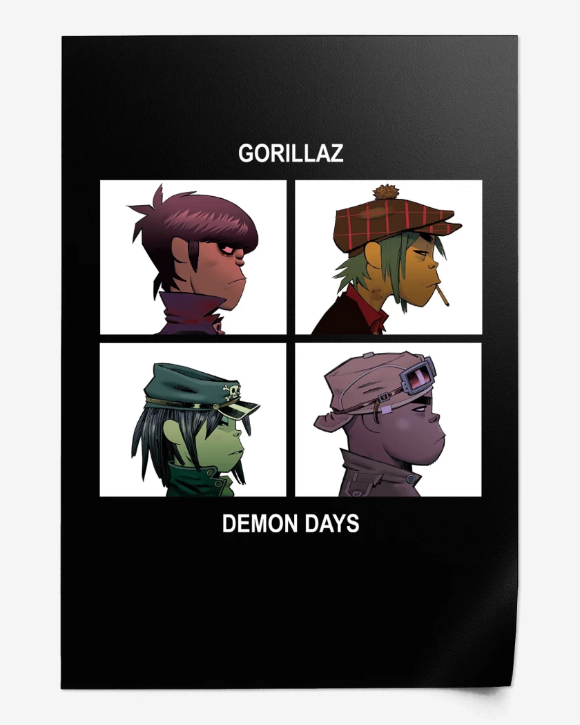 Print Gorillaz Demon Days
