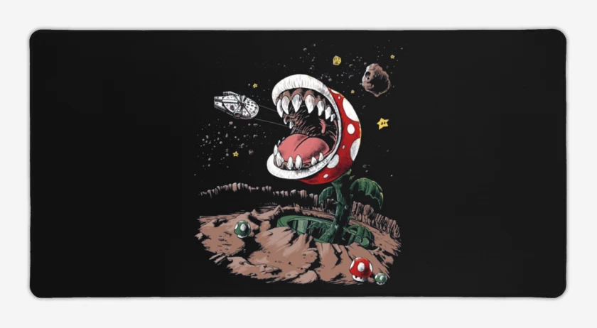 Mouse pad Gamer Super bigote Wars