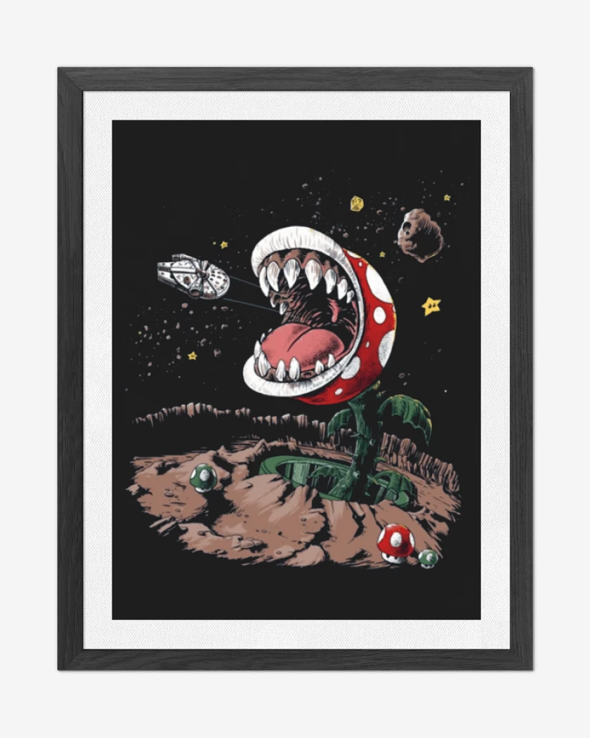Cuadro decorativo Super bigote Wars