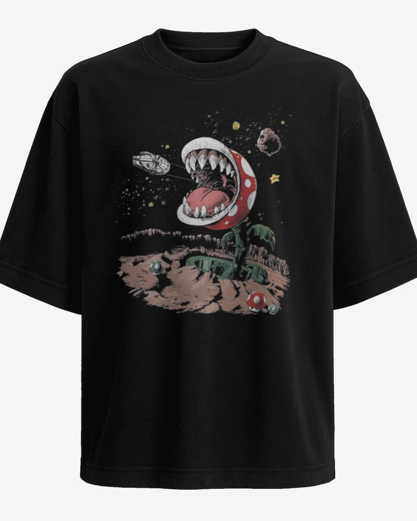 Polera Oversize Super bigote Wars