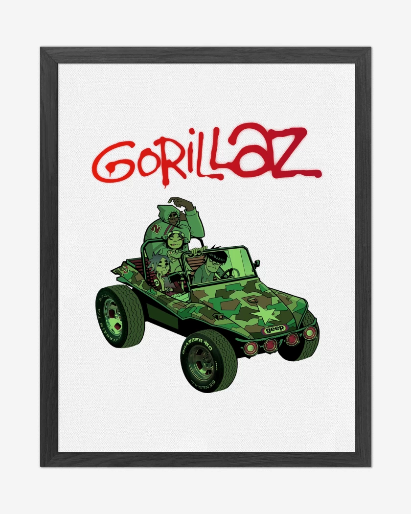 Cuadro decorativo Blanco de Gorillaz Gorillaz 