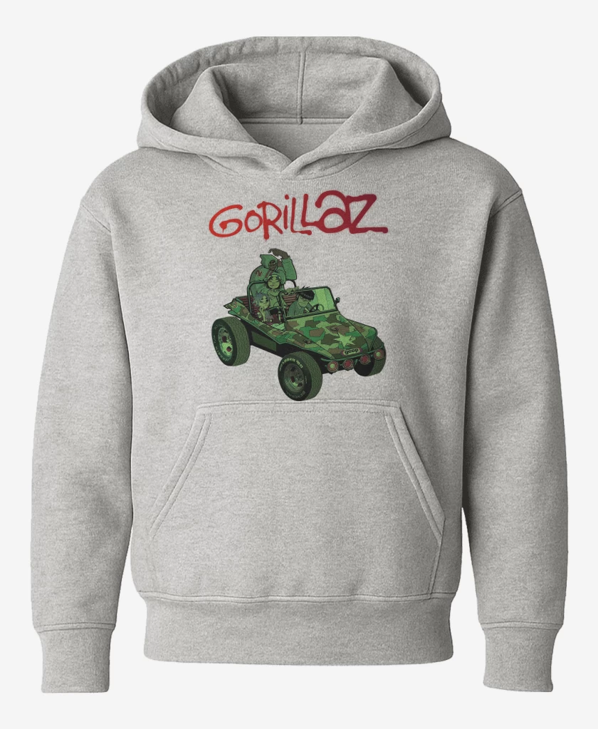 Poleron de niño Gris Melange de Gorillaz Gorillaz 