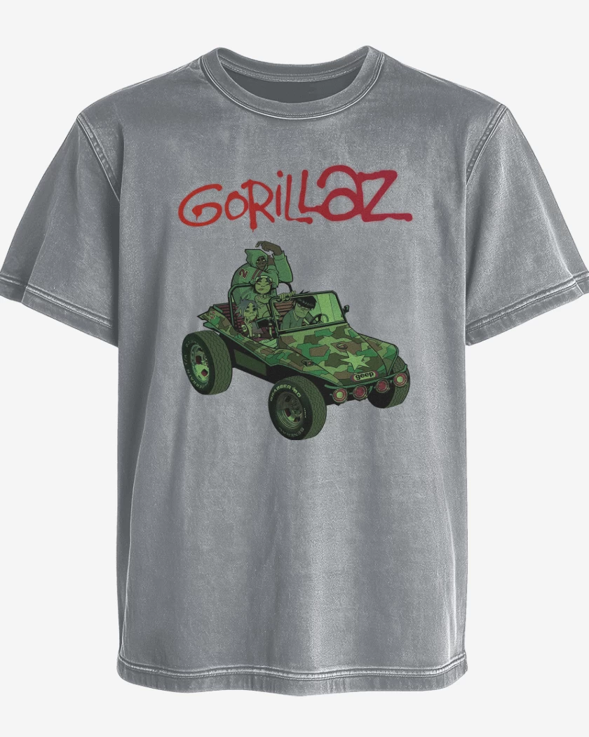 Polera desgastada Gorillaz Gorillaz 