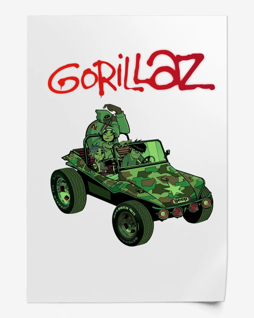 Print Gorillaz Gorillaz 