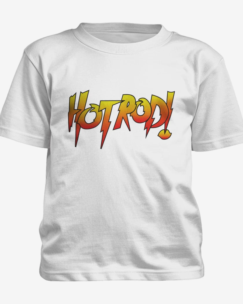 Polera de niño Blanco de Roddy Pipper Hot Rod