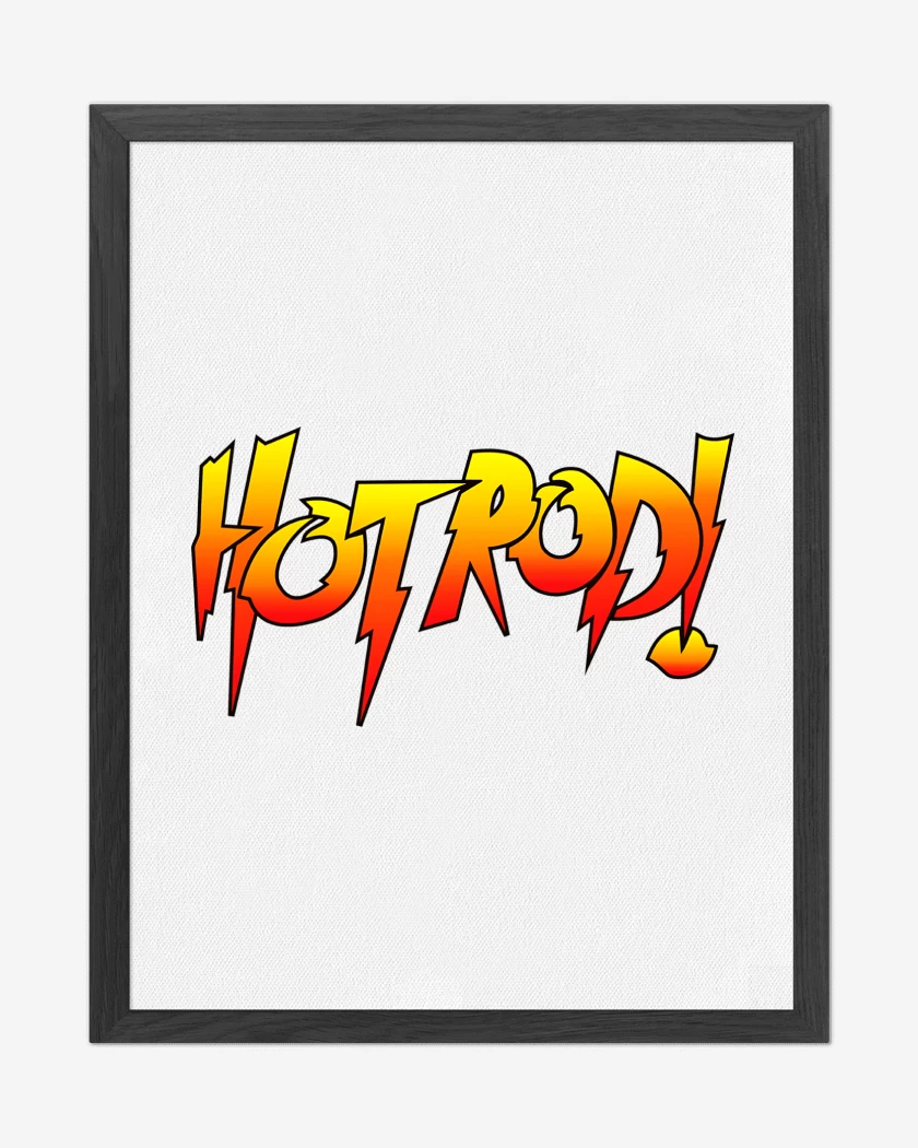 Cuadro decorativo Blanco de Roddy Pipper Hot Rod