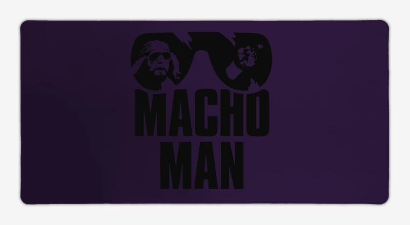 Mouse pad Gamer Morado de Macho Man Randy Savage